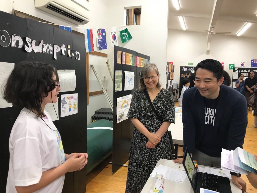 テーマ発表の様子