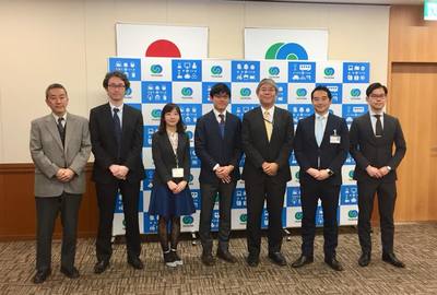 株式会社NTTデータ、株式会社クニエ、日本電子計算株式会社との共同研究記者会見の写真