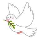 国際平和デーをイメージした鳥のイラスト