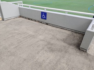 車椅子用観覧席
