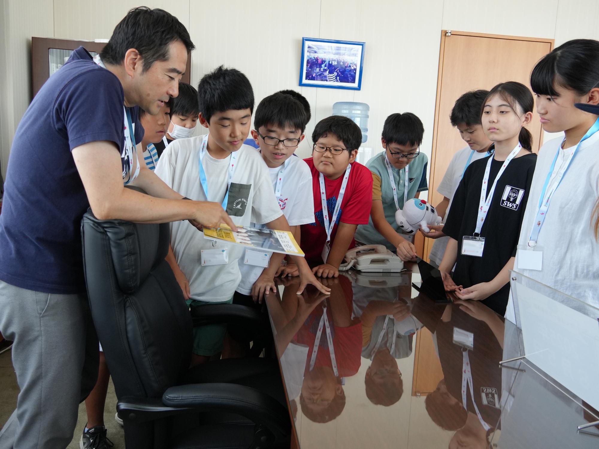 一日市長体験の様子
