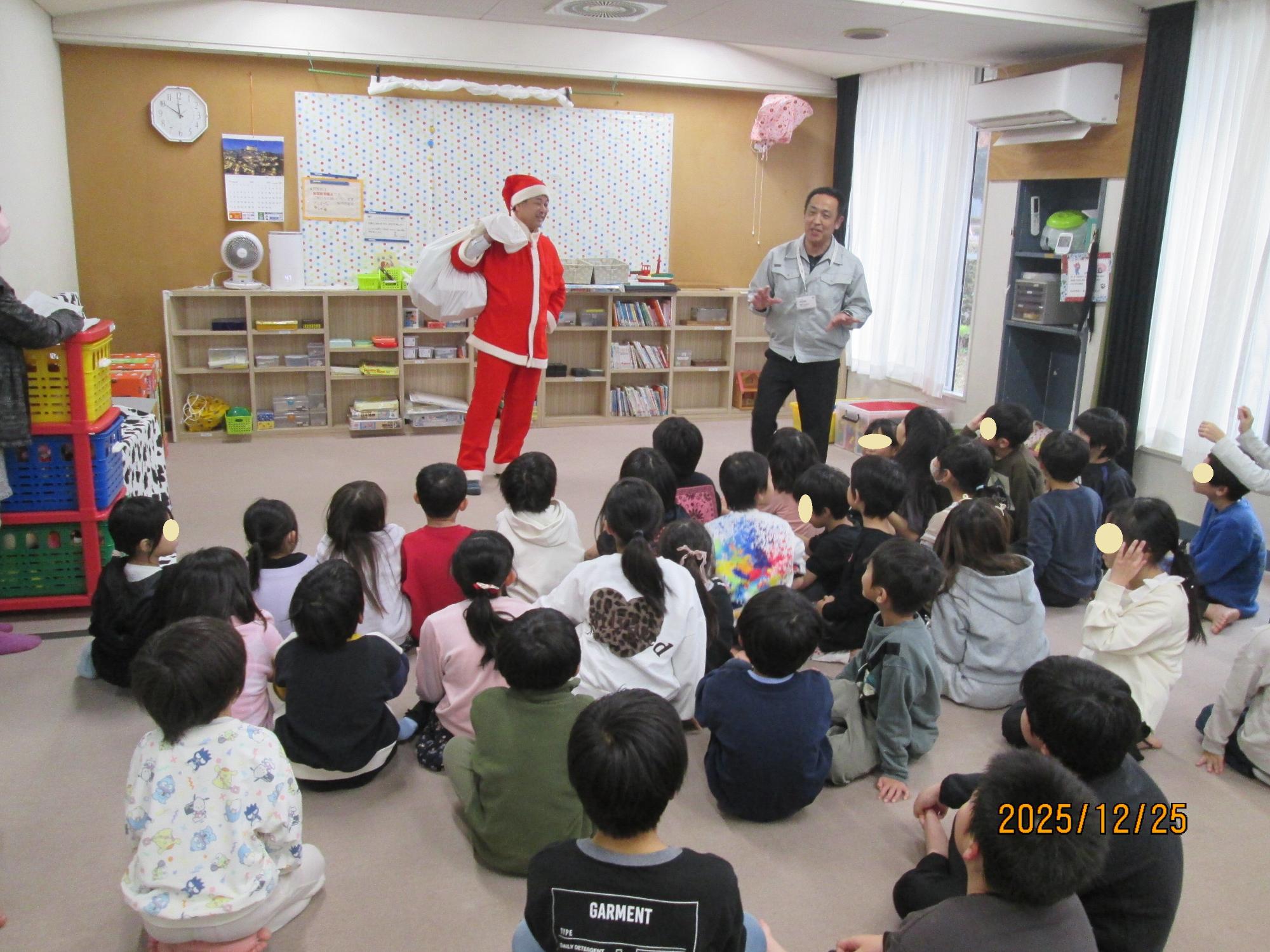 サンタさんがやってきた画像