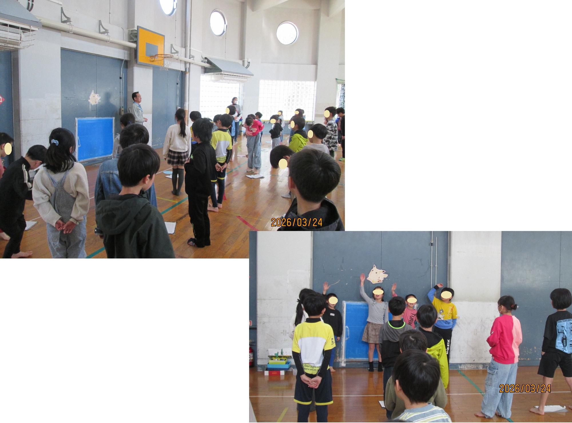 開会宣言と選手宣誓の画像