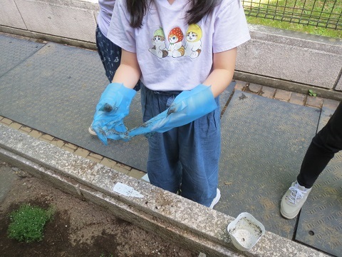 ぶかぶかの手袋