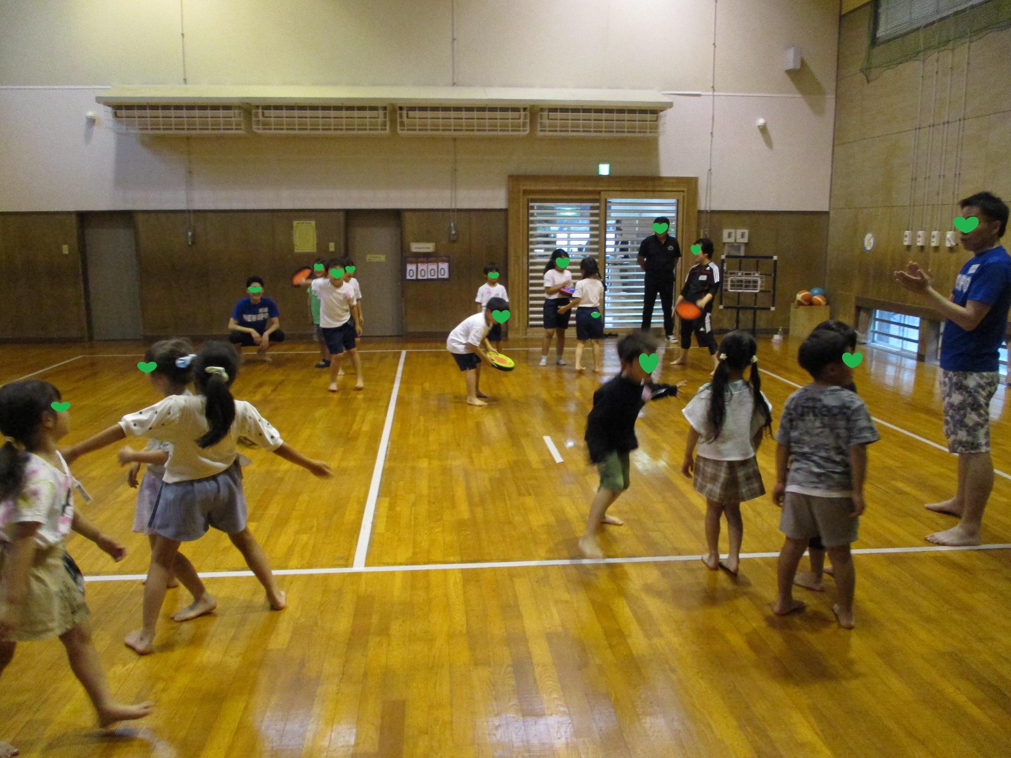 早速、練習で褒められる参加者