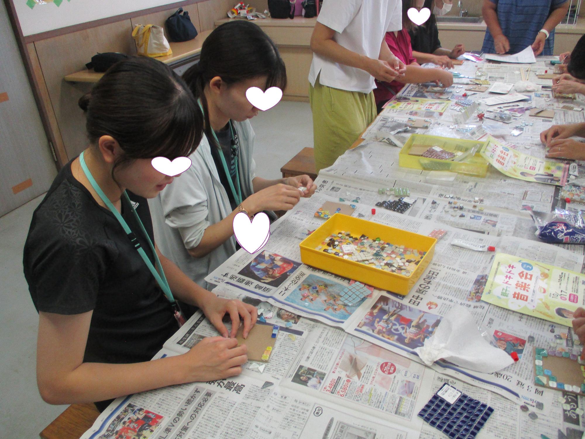 みらい子育てネットで制作にトライ