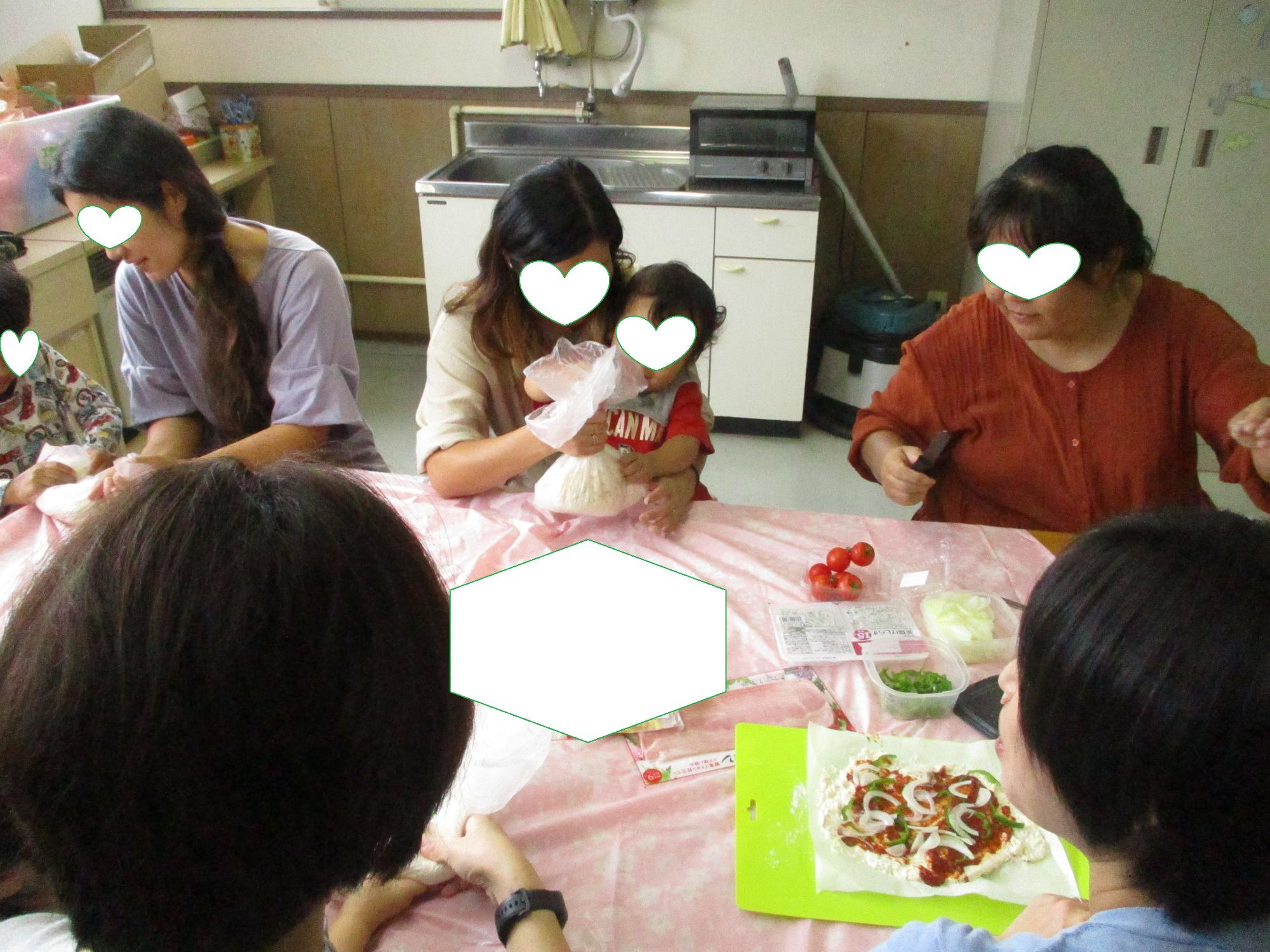 おいしいピザができるように一生懸命