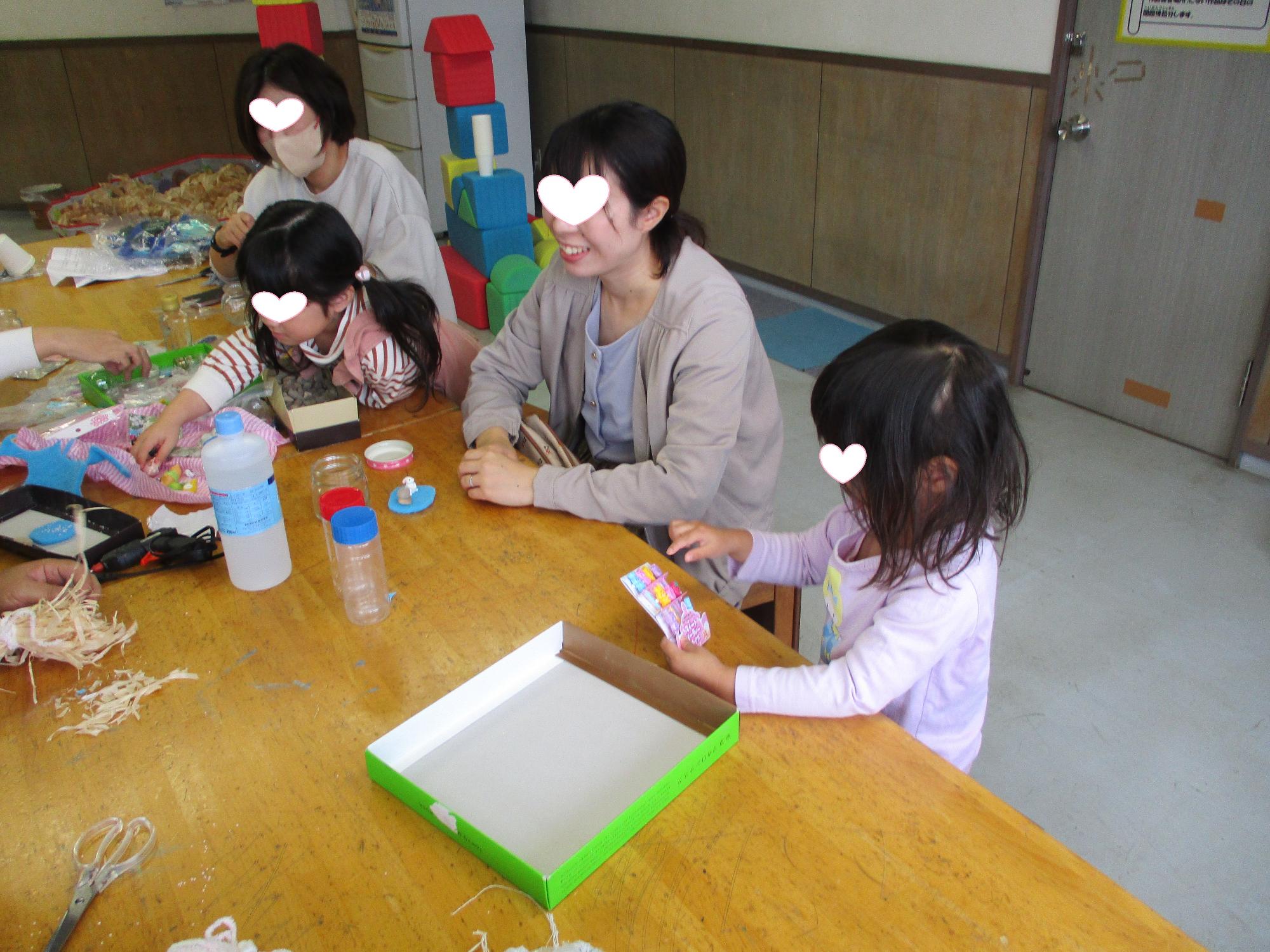 かわいい素材の中からチョイス