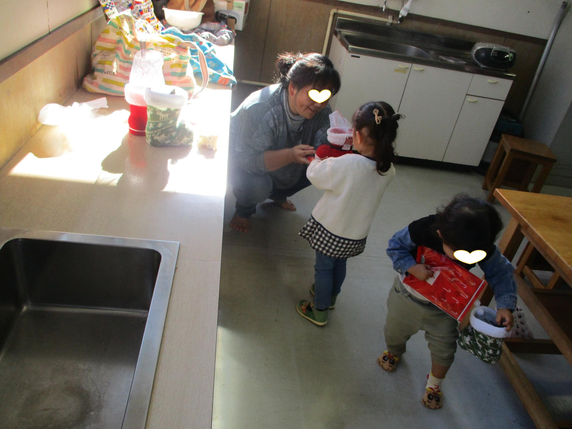 上田先生サンタからプレゼント