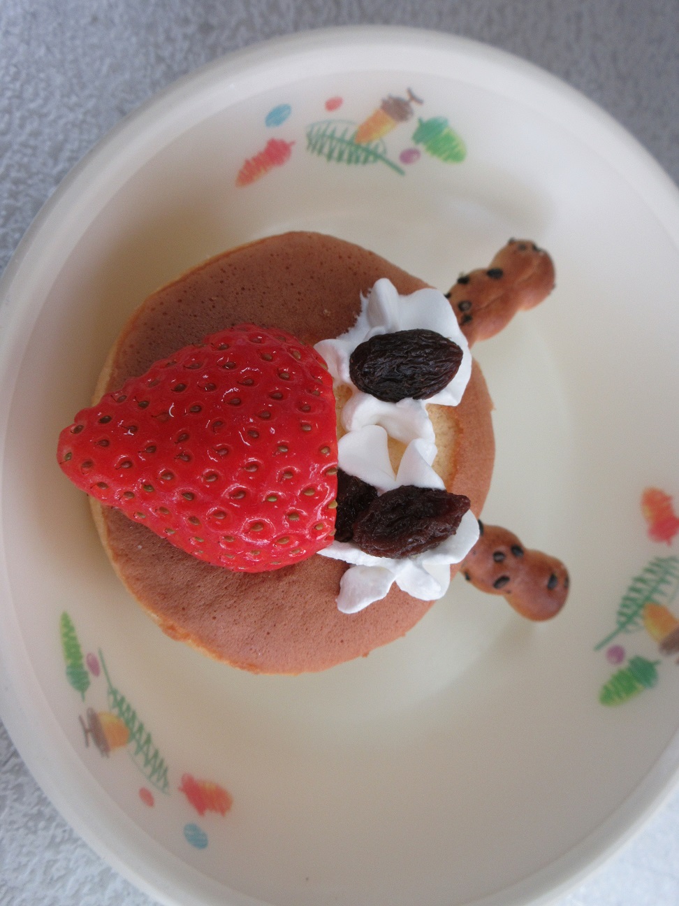 おやつのトナカイケーキ