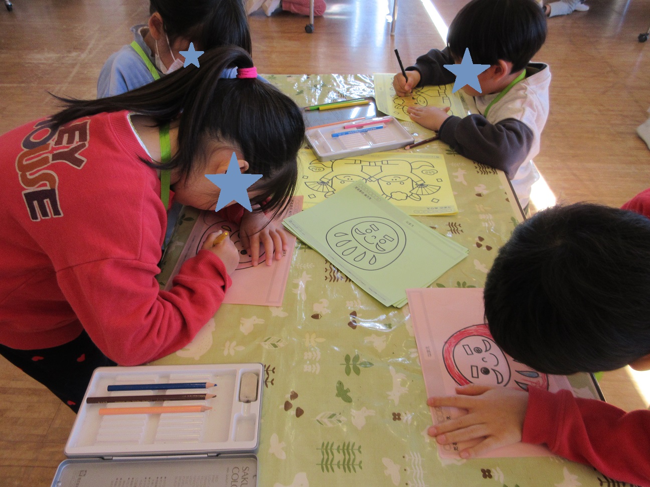 塗り絵コーナー