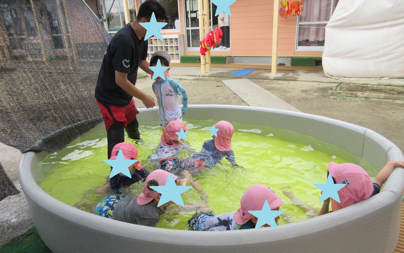 さくら組プール遊び