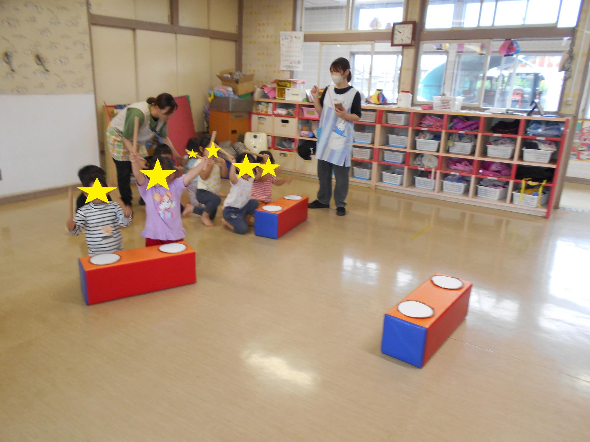 太鼓ごっこゆり組