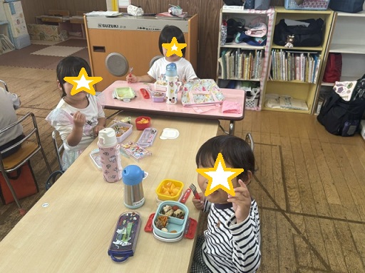 3歳児クラスの様子です