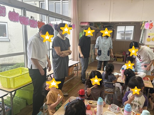 給食先生が来てくれました