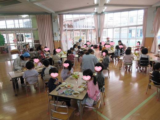 ホールでの会食