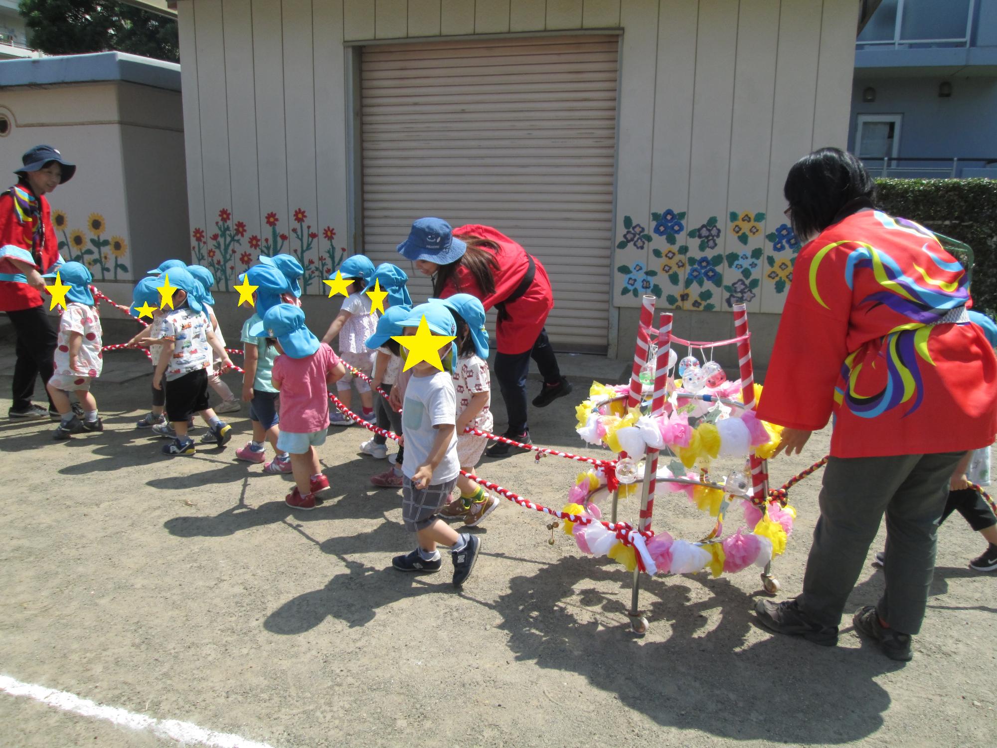 夏祭りごっこ1日目