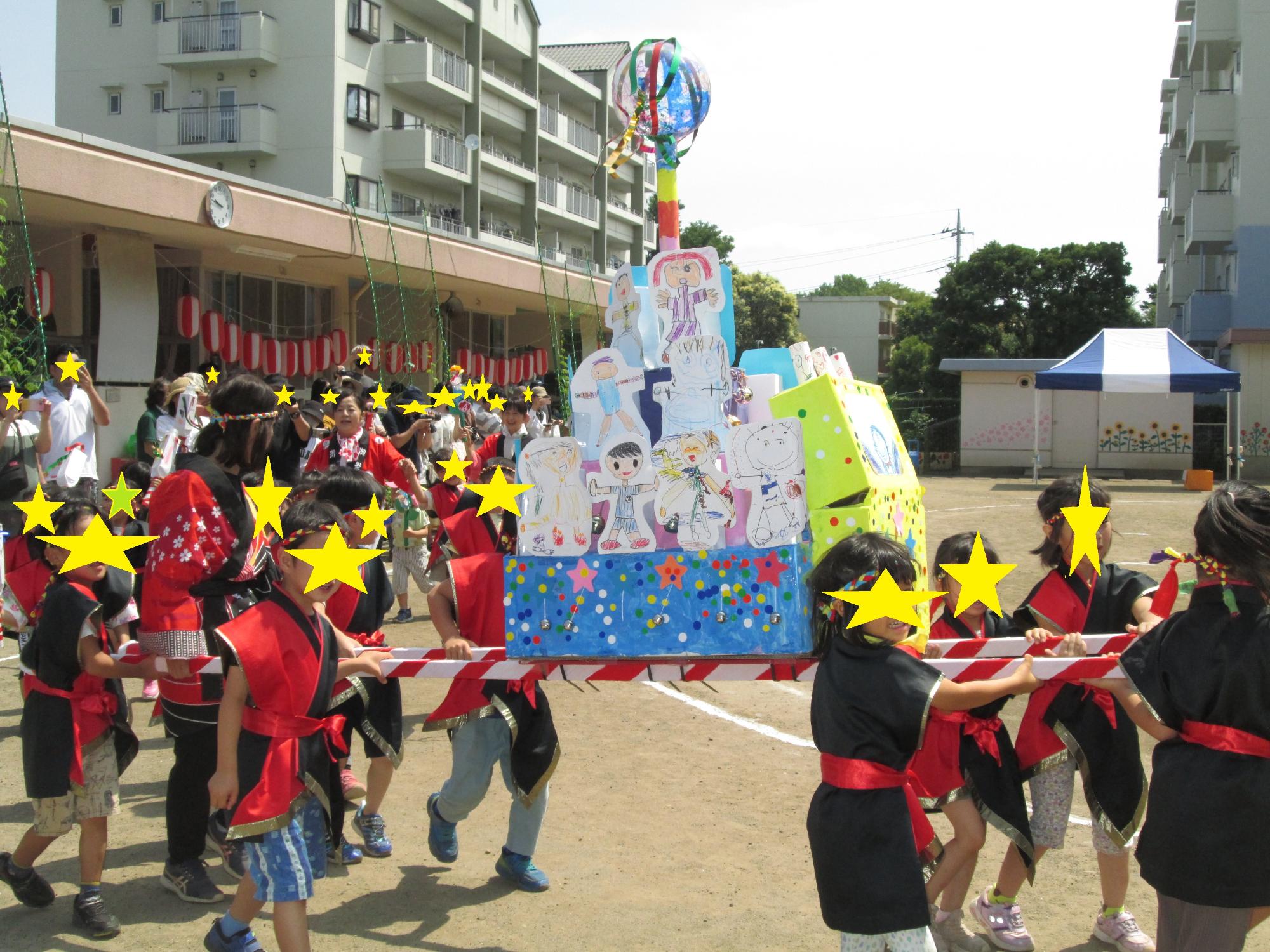 夏祭りごっこ1日目