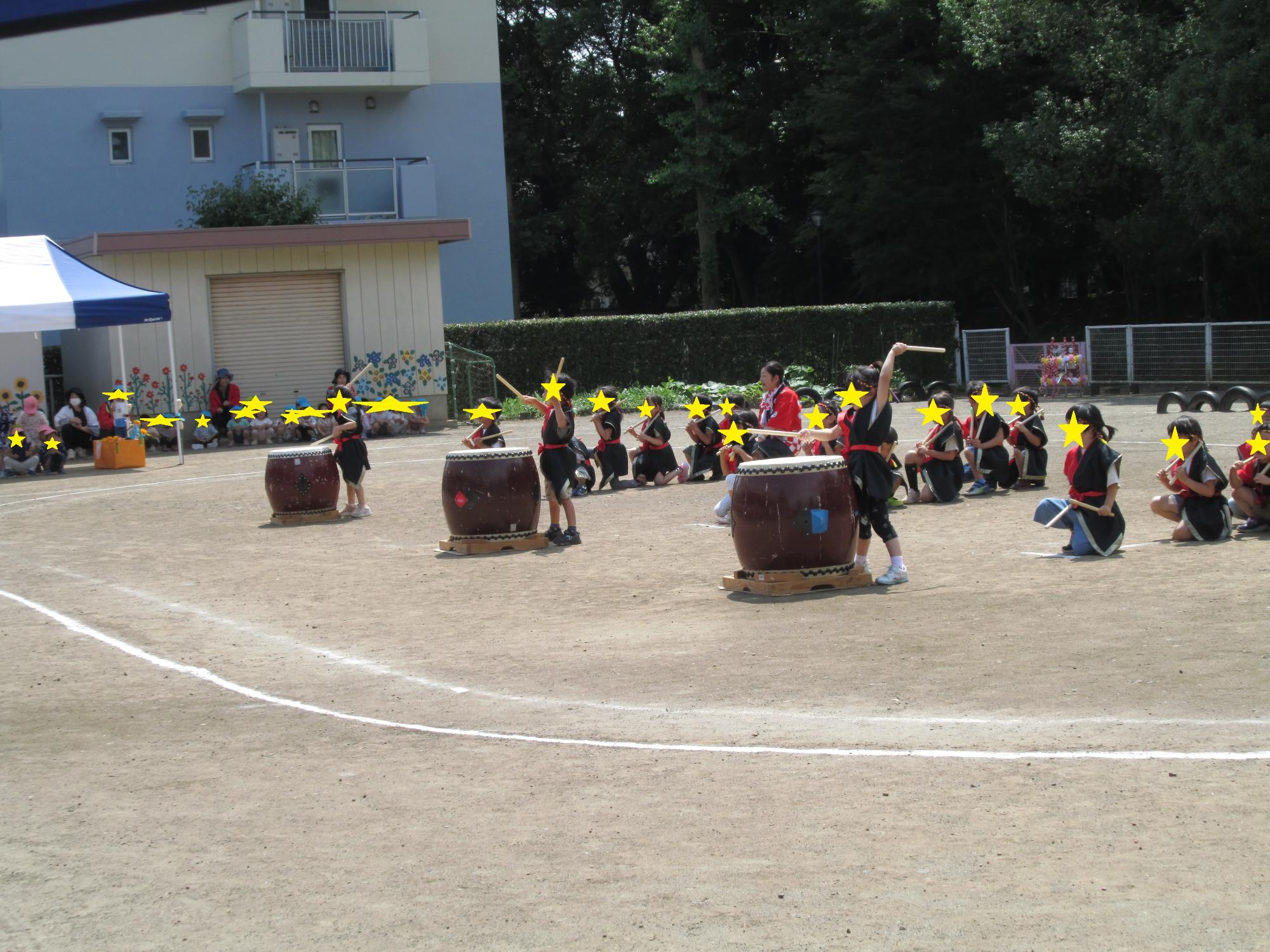 夏祭りごっこ1日目