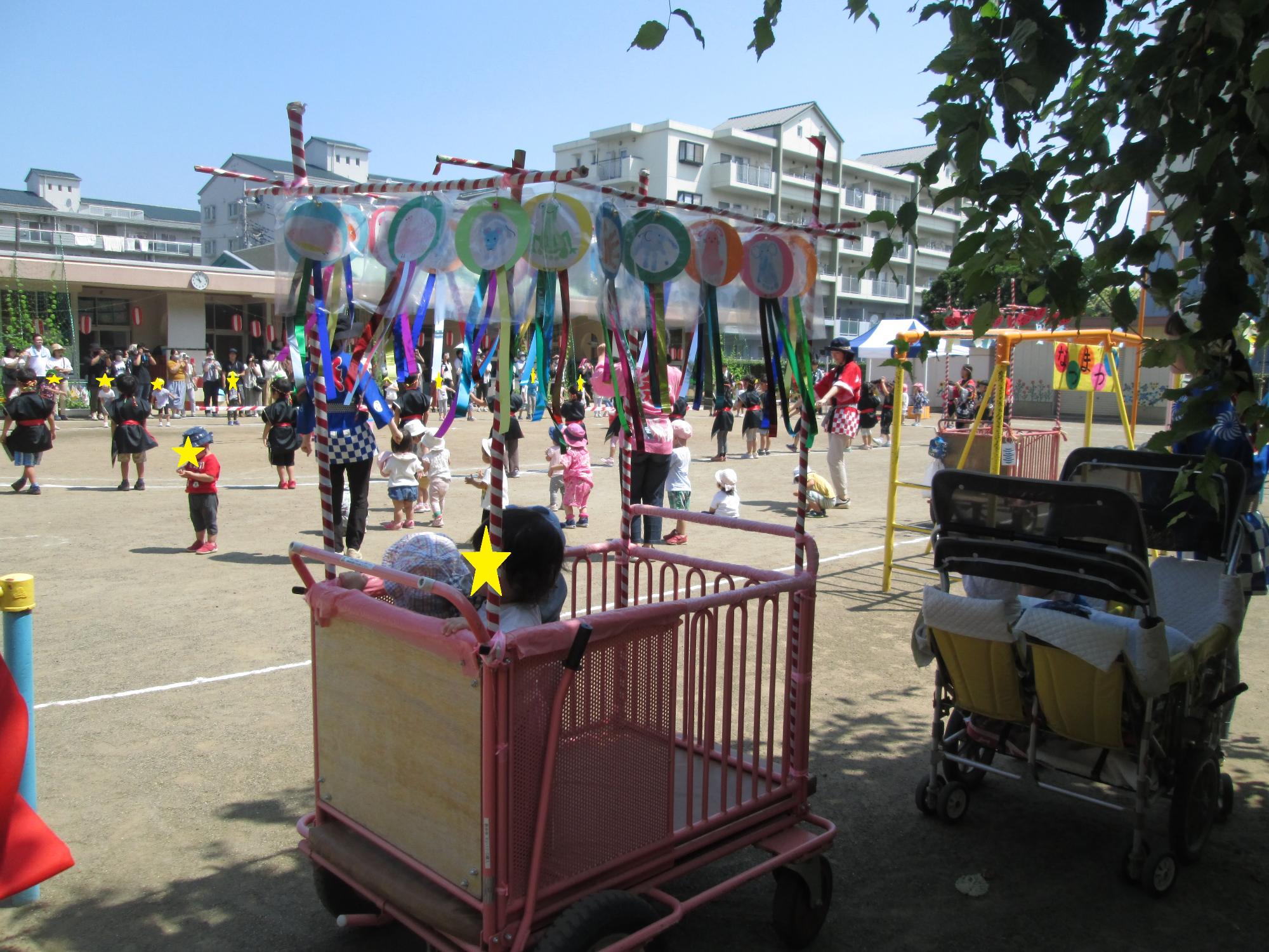 夏祭りごっこ1日目