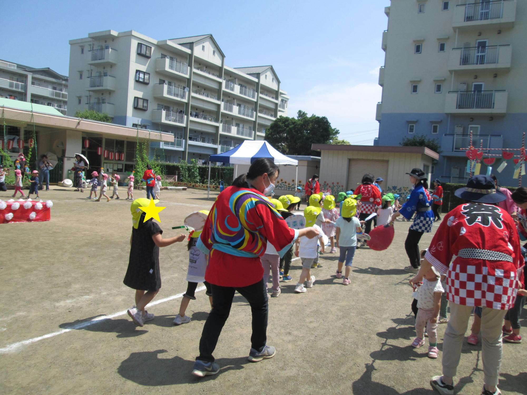 夏祭りごっこ1日目