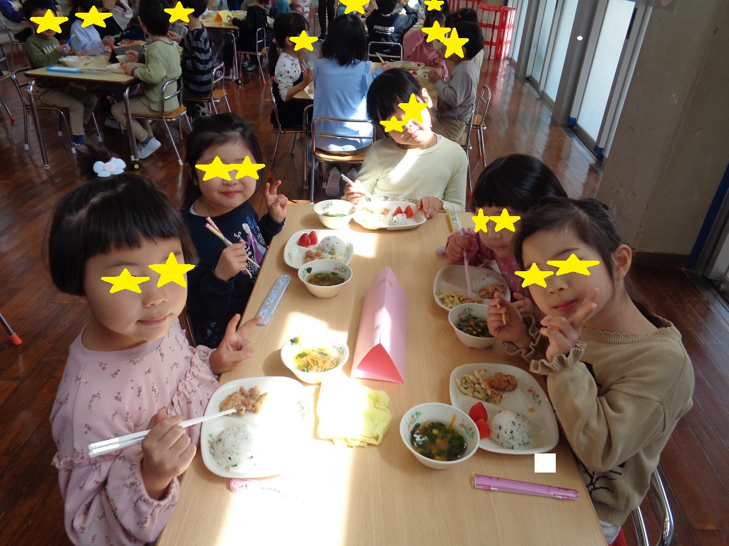 3歳児4歳児5歳児で会食