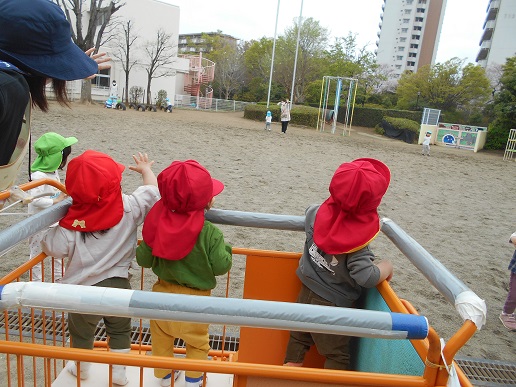 1歳児散歩