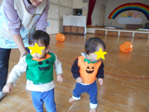 0歳児ハロウィン