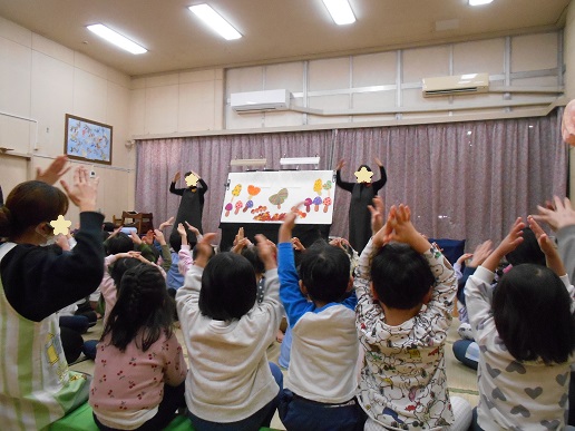 キノコのパネルシアター