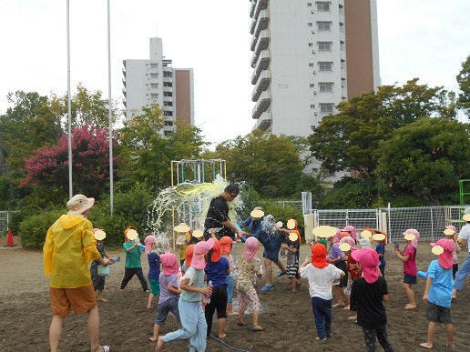 水かけごっご