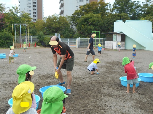 水かけごっご