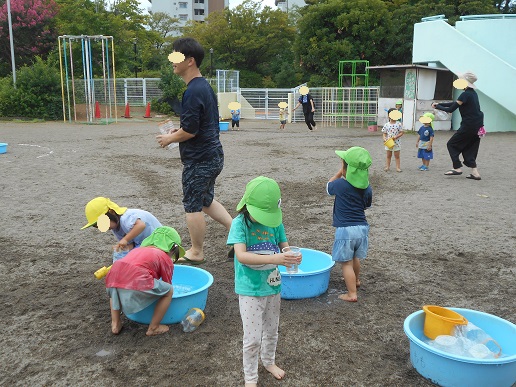 水かけごっご