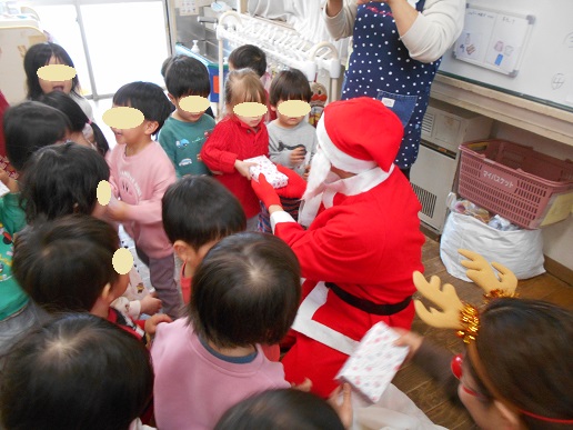 プレゼントをもらう