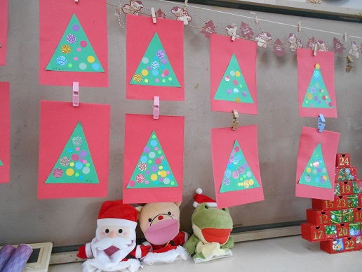 もも組クリスマス飾り