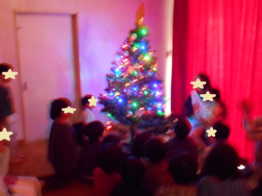 クリスマスツリー点灯式