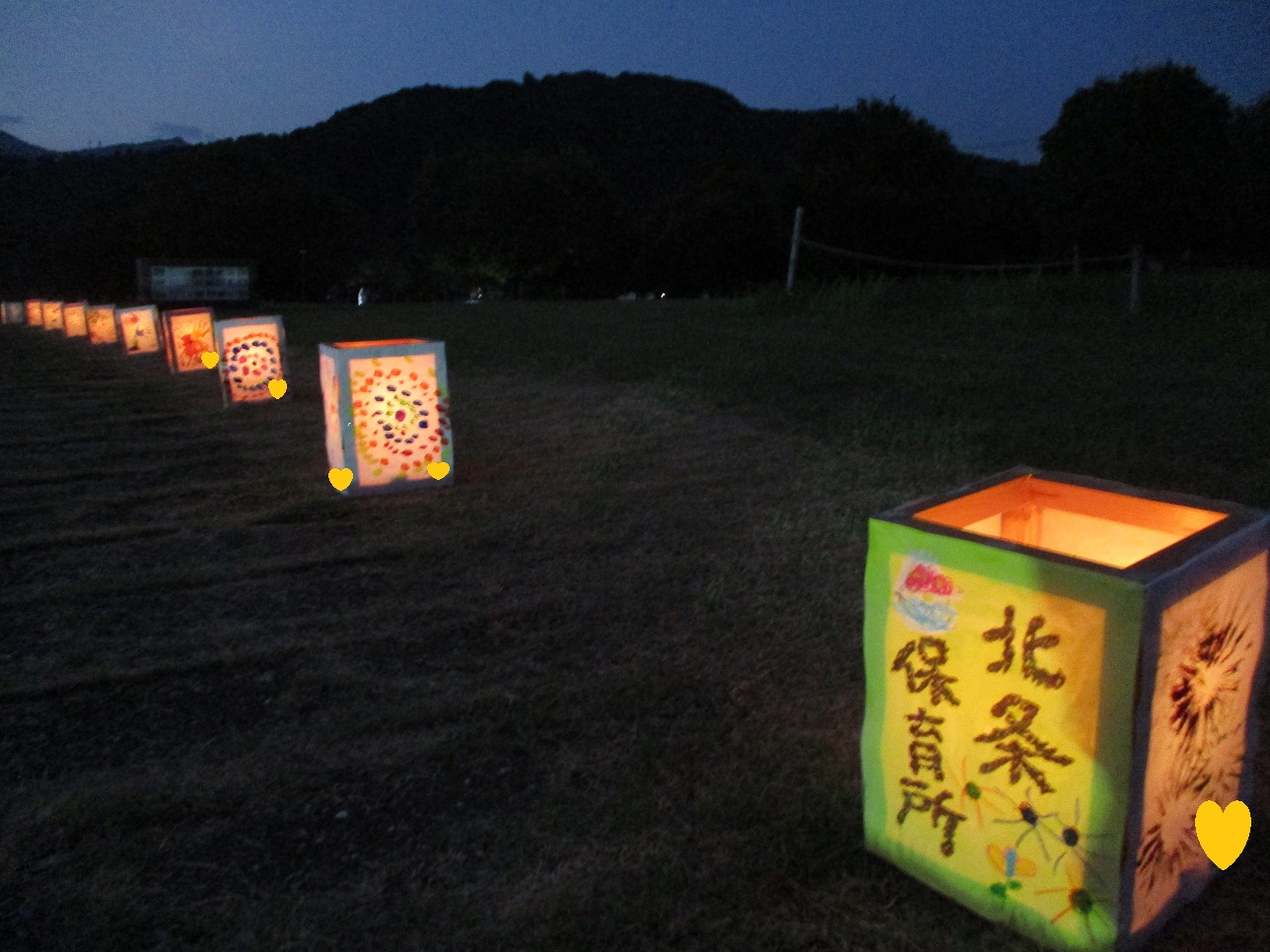 夜の万灯